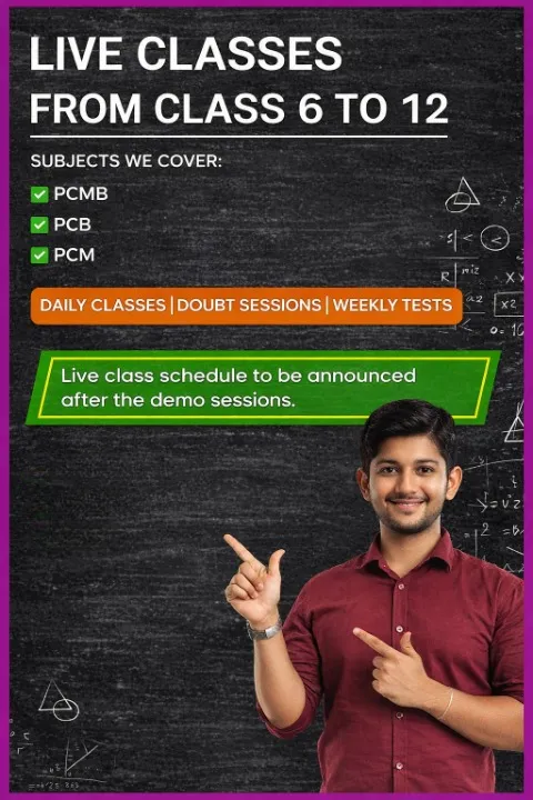 Live Class Banner Mob